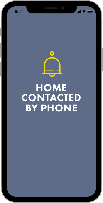 Private security phone contact illustration