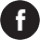 Facebook social media logo in black