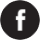 Facebook social media logo in black