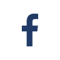 Facebook social media logo in white