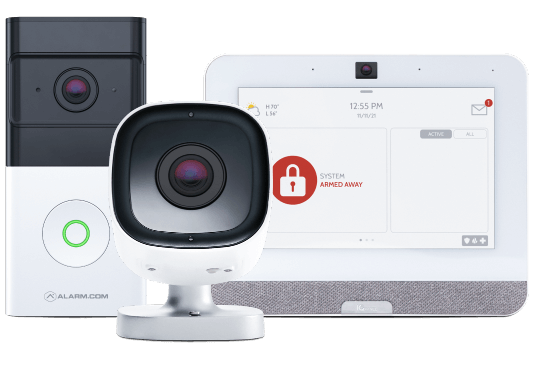Doorbell camera, security camera and security interface panel