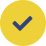 Yellow tick icon