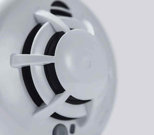 Close up of smoke detector