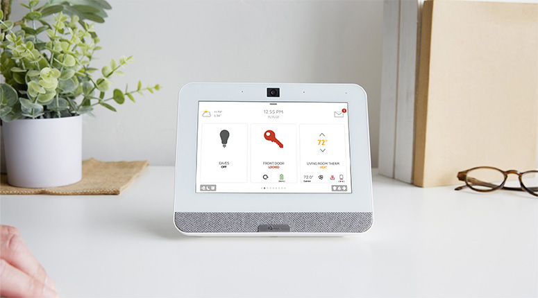 Home security interface tablet